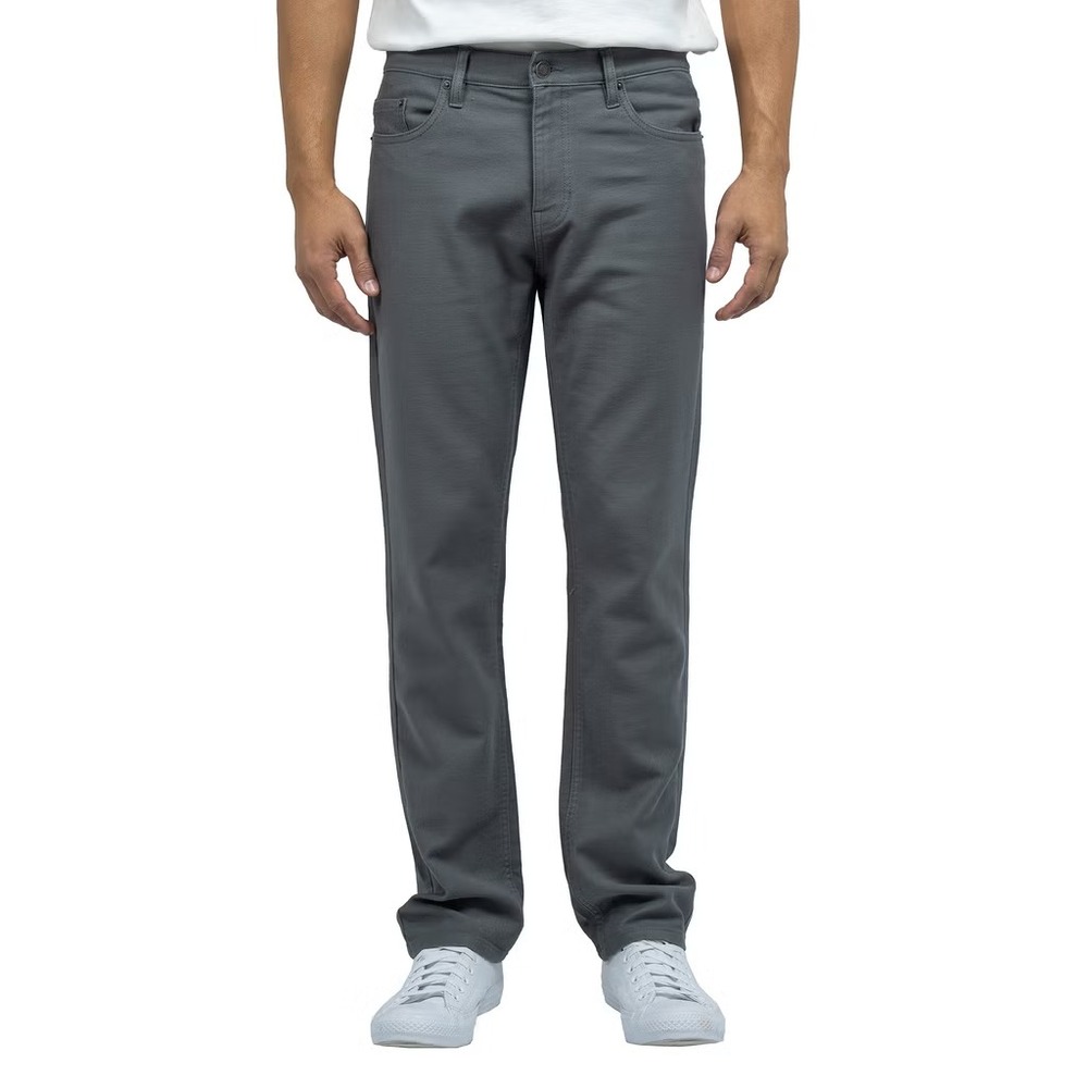 Jachs 5-Pocket Pant Mens Stretch, Gray, 34x30, New